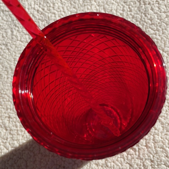 NEW Starbucks Venti Red Jewel Studded Holiday 2021 Cold Cup Tumbler - Picture 6 of 10